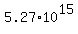 5.27+%2A10%5E15