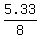 5.33%2F8