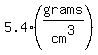 5.4%28grams%2Fcm%5E3%29