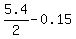 5.4%2F2+-+0.15