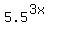 5.5%5E%283x%29