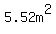 5.52m%5E2