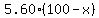 5.60%28100-x%29