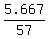 5.667%2F57