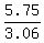 5.75%2F3.06