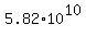 5.82%2A10%5E10