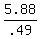5.88%2F.49
