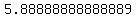 5.88888888888889