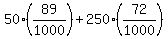 50%2889%2F1000%29%2B250%2872%2F1000%29
