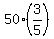 50%2A%283%2F5%29
