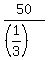 50%2F%28%281%2F3%29%29