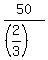 50%2F%28%282%2F3%29%29