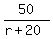 50%2F%28r%2B20%29