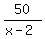 50%2F%28x-2%29