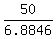 50%2F6.8846