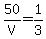 50%2FV+=+1%2F3