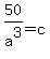 \"50%2Fa%5E3=c+\"