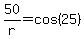 50%2Fr=cos%2825%29