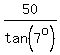 50%2Ftan%287%5Eo%29