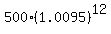 500%281.0095%29%5E12