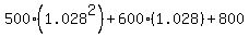 500%281.028%5E2%29%2B600%281.028%29%2B800