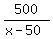 500%2F%28x-50%29
