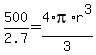 \"500%2F2.7+=+4%2Api%2Ar%5E3%2F3\"