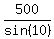 500%2Fsin%2810%29