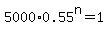 5000%2A0.55%5En=1