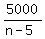 5000%2F%28n-5%29