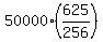 50000%2A%28625%2F256%29