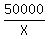 50000%2FX