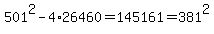 501%5E2-4%2A26460=145161=381%5E2
