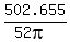 502.655%2F%2852pi%29