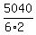 5040%2F%286%2A2%29