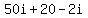 50i%2B20-2i