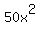50x%5E2