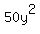 50y%5E2