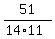 51%2F%2814%2A11%29