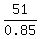 51%2F0.85