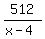 512%2F%28x-4%29