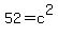 52+=+c%5E2