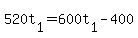 520t%5B1%5D+=+600t%5B1%5D+-+400