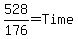 528%2F176+=+Time