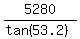 5280%2F%28tan%2853.2%29%29