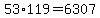 53%2A119=6307