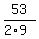 53%2F%282%2A9%29