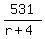 531%2F%28r%2B4%29