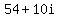 54%2B10i