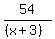 54%2F%28%28x%2B3%29%29